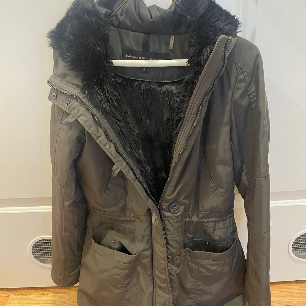 Women marc jacobs army green jacket